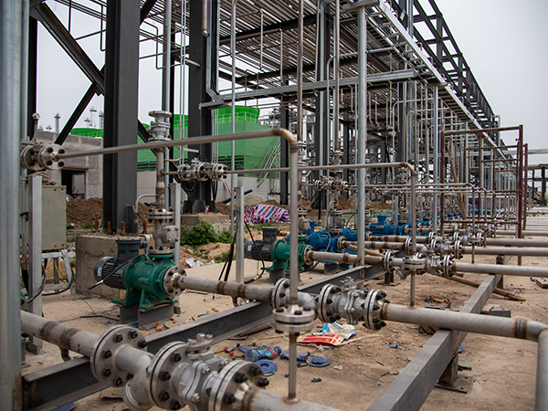 金乡化工厂建设